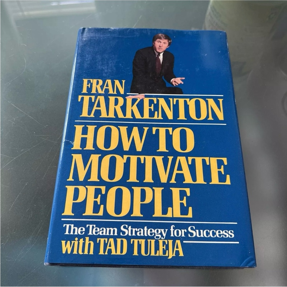 Signed 'How to Motivate People' Book by Fran Tarkenton